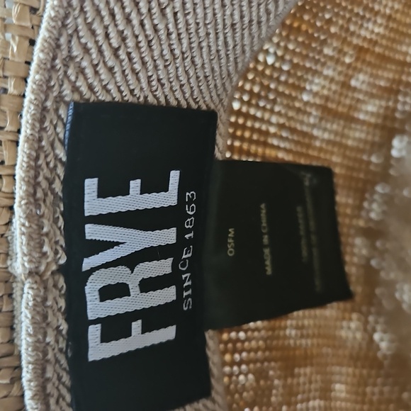 FRYE Straw Cowboy Hat NWT - Picture 6 of 8